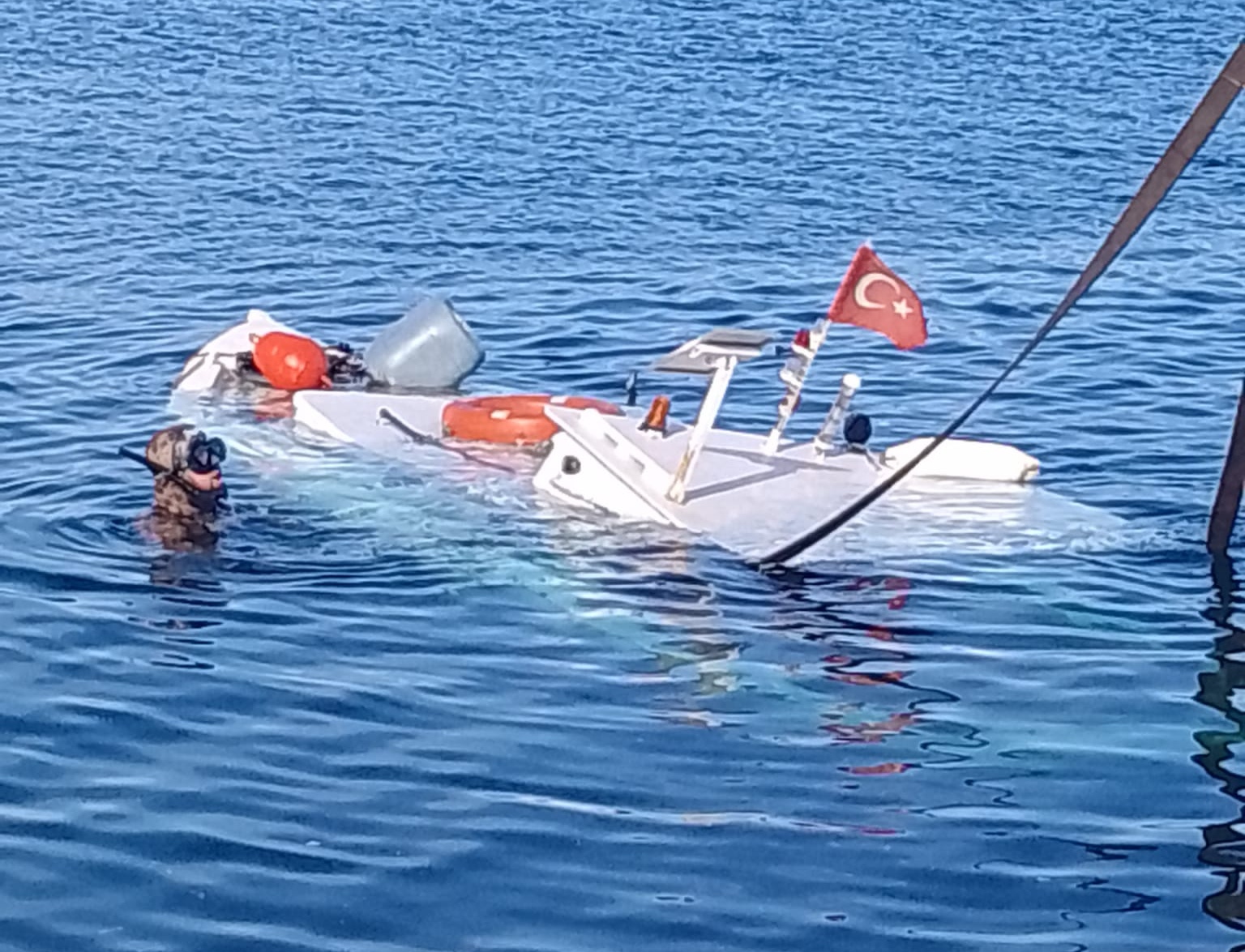 Balıkesir’in Bandırma ilçesinde dün gece saatlerinde etkili olan gök gürültülü
