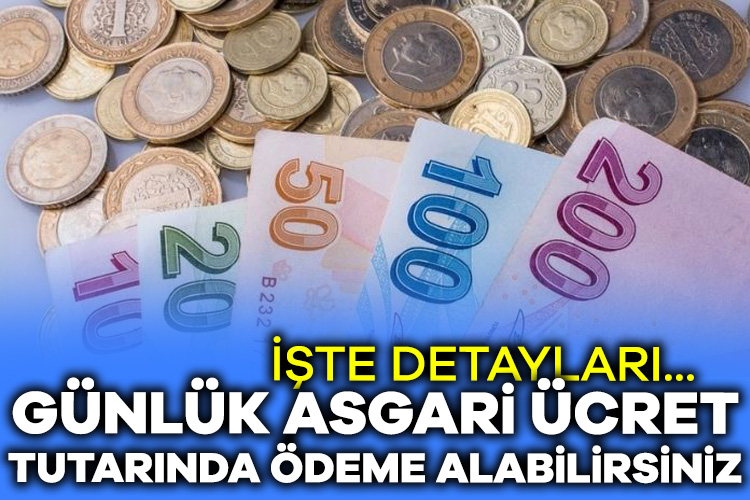 Günlük asgari ücret tutarında ödeme alabilirsiniz Doğum yapan kadınlara çocuk sayısına göre 2 aydan 6 aya