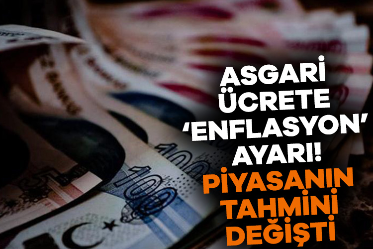 Asgari ücrete ‘enflasyon’ ayarı! Piyasanın tahmini değişti Türkiye Cumhuriyet Merkez Bankası yıl sonu enflasyon tahminini yukarı yönlü