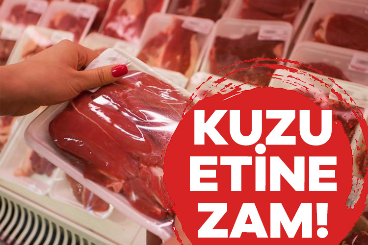 Kuzu etine zam! Kuzu etine dün itibarıyla yeni bir zam geldi. Halihazırda 15
