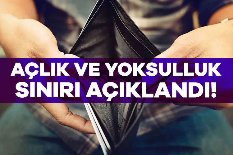 Türk-İş açlık ve yoksulluk sınırını açıkladı! Türkiye İşçi Sendikaları Konfederasyonu (TÜRK-İŞ)’nun kasım ayı açlık yoksulluk araştırmasını