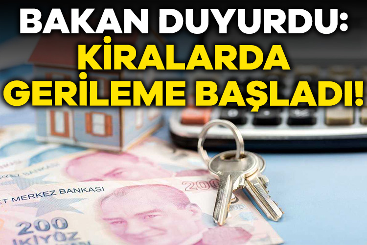Hazine ve Maliye Bakanı Mehmet Şimsek, büyükşehirlerde kiralarda gerileme başladığını
