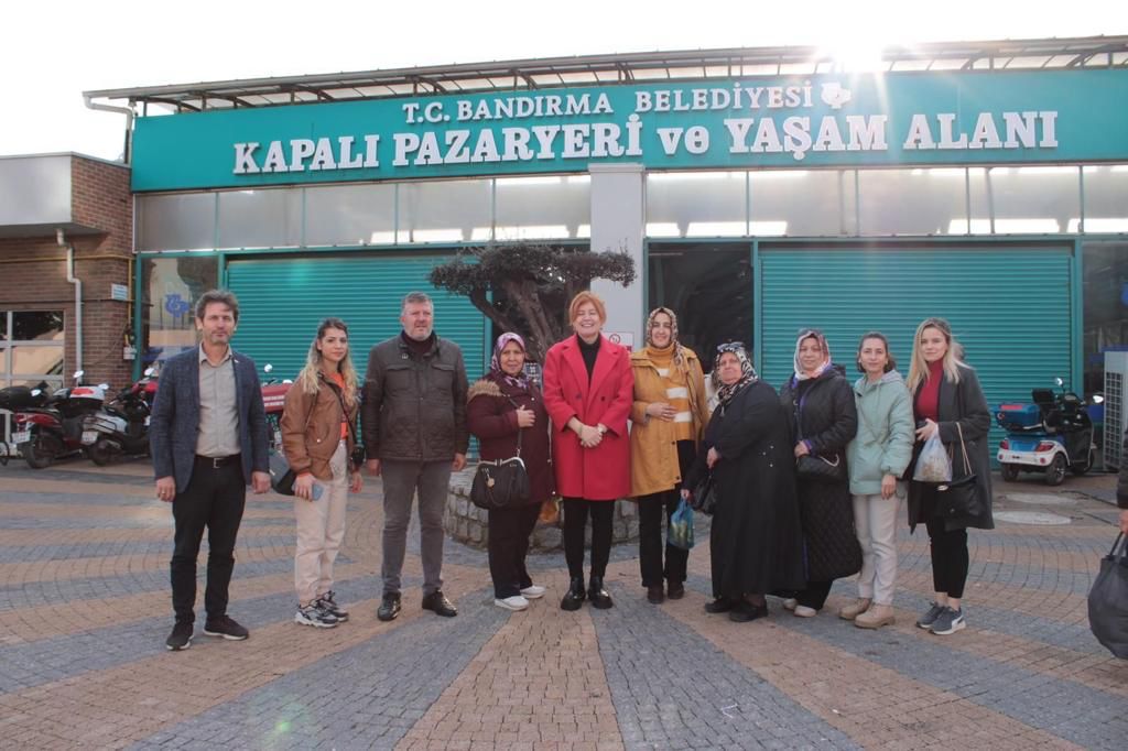 Çalışmalarına yüksek tempoda devam eden Bandırma Belediye Başkan Aday Adayı