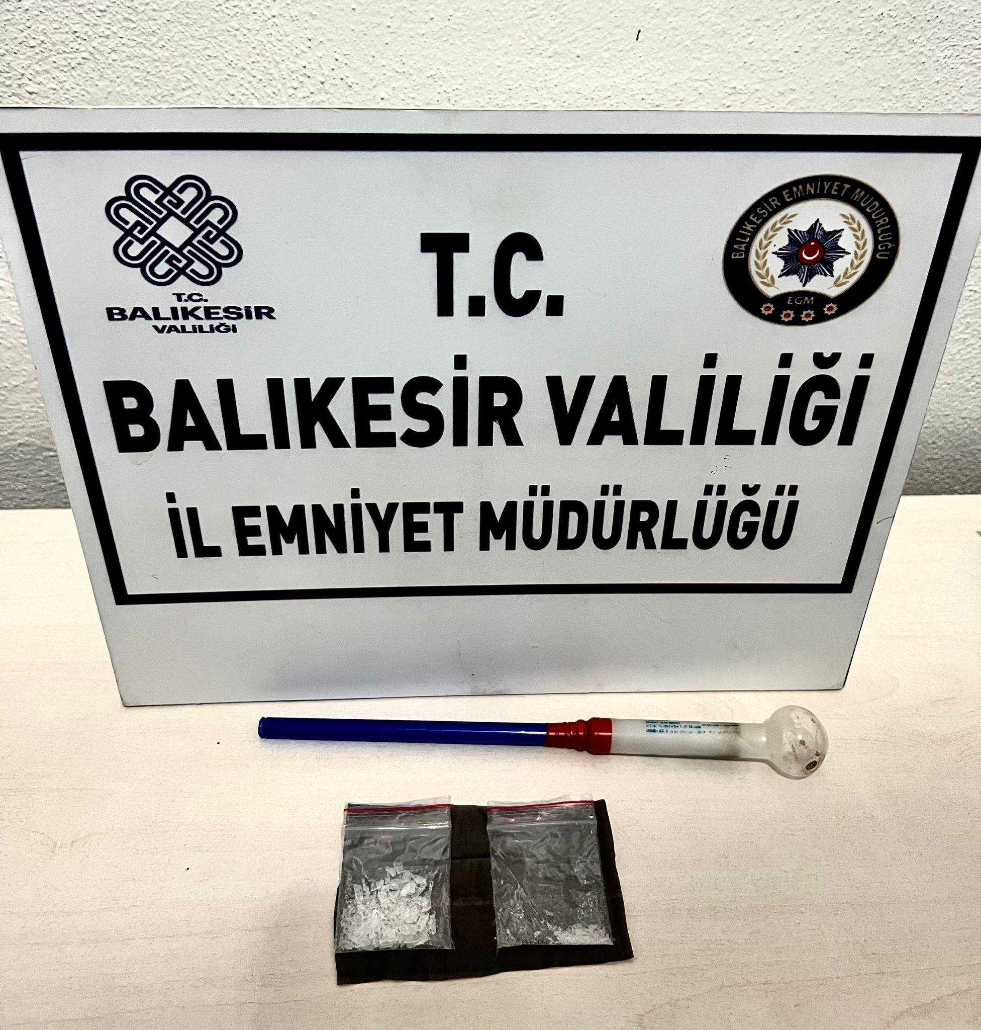 Balıkesir’in Susurluk ilçesinde Susurluk İlçe Emniyet Müdürlüğü ekipleri tarafından yapılan