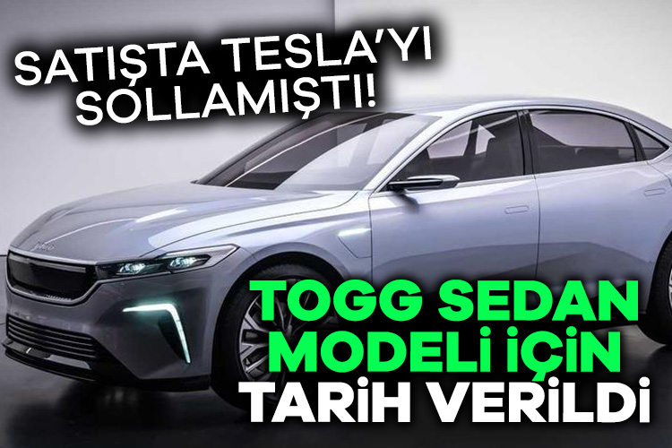 Togg Sedan modeli için tarih verildi Sanayi ve Teknoloji Bakanı Mehmet Fatih Kacır, Togg’un sedan modelinin