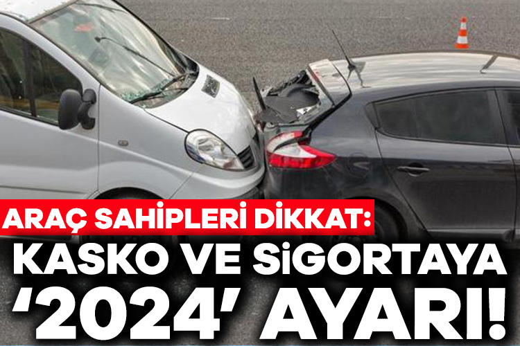 Araç sahipleri dikkat: Kasko ve sigortaya ‘2024’ ayarı Trafik sigortasında yeni dönem 2024 yılı itibarıyla başlıyor. Ocak ayından