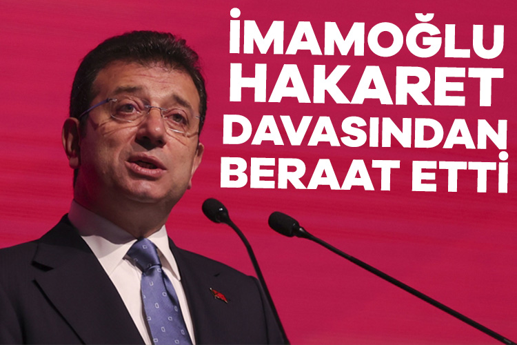 İmamoğlu’na hakaret davasından beraat! İBB Başkanı Ekrem İmamoğlu, Belediye Başkanı Şadi Yazıcı’ya hakaret ettiği