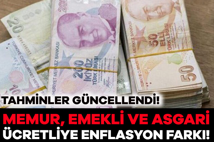 Memur, asgari ücret ve emekli maaşında tahminler güncellendi Milyonlarca memur, emekli ve asgari ücretlinin gözü kulağı ocak ayında