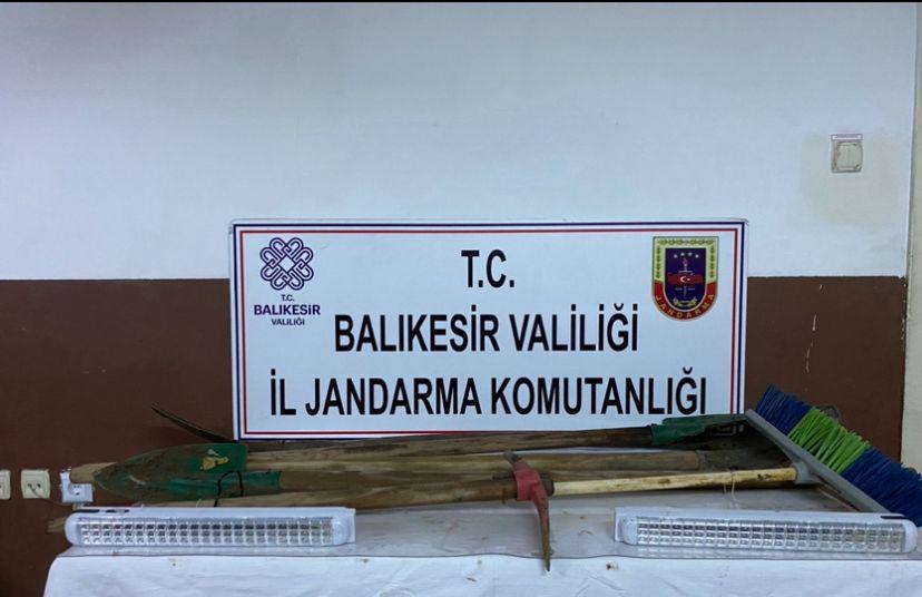 Balıkesir’in Erdek ilçesinde izinsiz kazı yapılacağına yönelik bilgi edilmesi üzerine