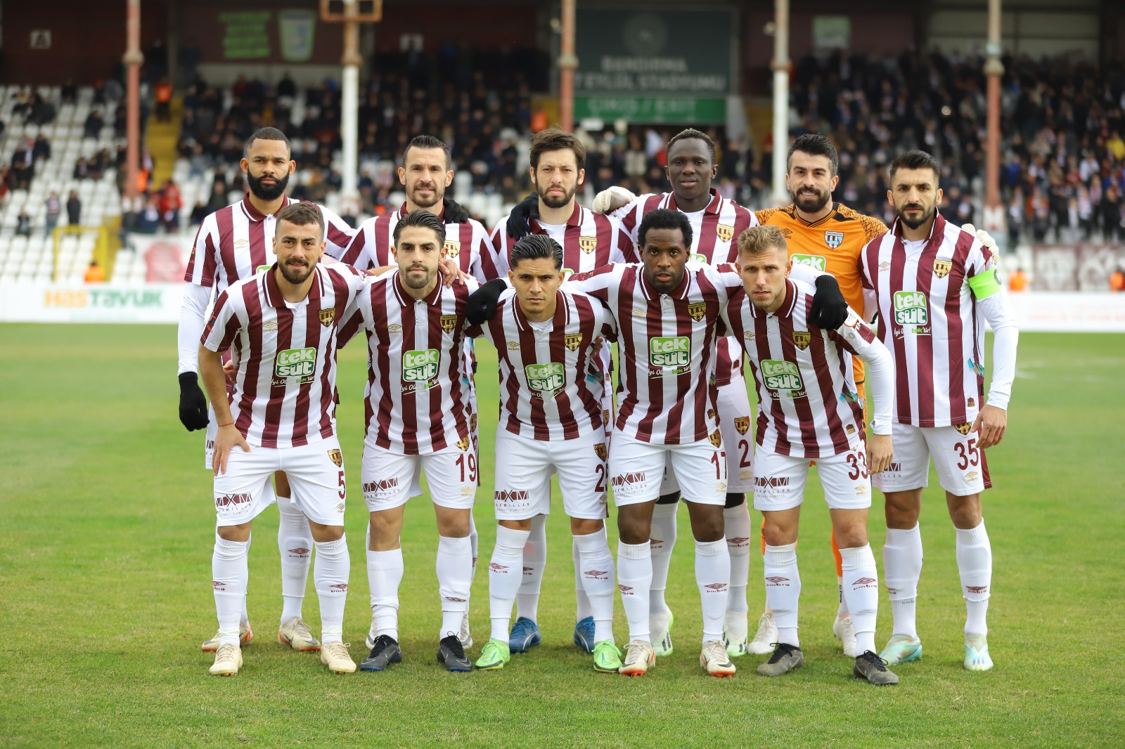 Bandırmaspor:6 – Giresunspor :0 Stat: Bandırma 17 Eylül Hakemler: Oğuzhan