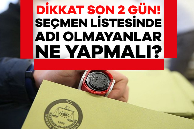 Seçmen listelerinde adı olmayanlar ne yapmalı? Türkiye 31 Mart’ta düzenlenecek yerel seçimlere kilitlendi. Seçmen listeleri, 4