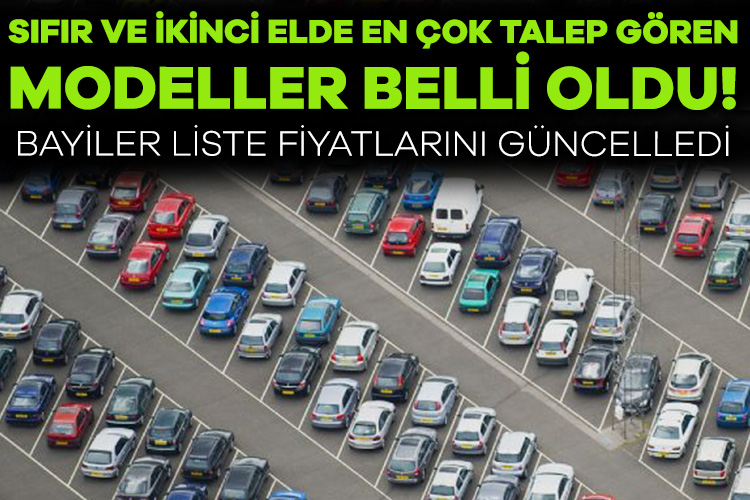 Sıfır ve ikinci el araçlarda durum ne? 2023 yılının son 4 ayında sıfır ve ikinci elde görülen