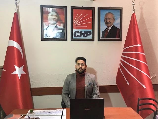 CHP Erdek İlçe Örgütü Gençlik Kolları Başkanı Mert Örs, Burhan
