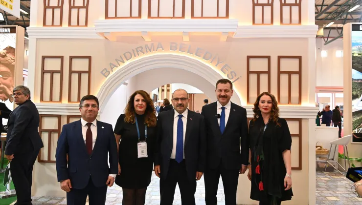 Balıkesir Büyükşehir Belediyesi standı; dünyanın ve Türkiye’nin dört bir yanından