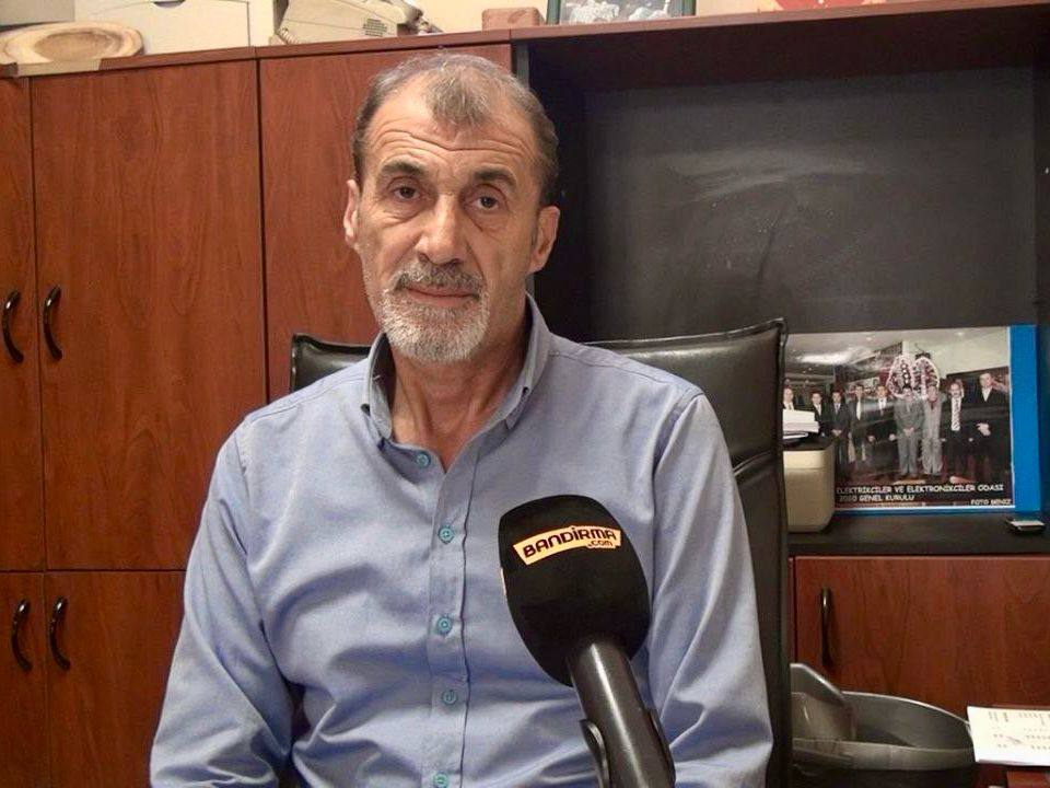 Bandırma elektrikçiler ve Elektronikçiler Odası Başkanı Eyüp İl, sektördeki ara