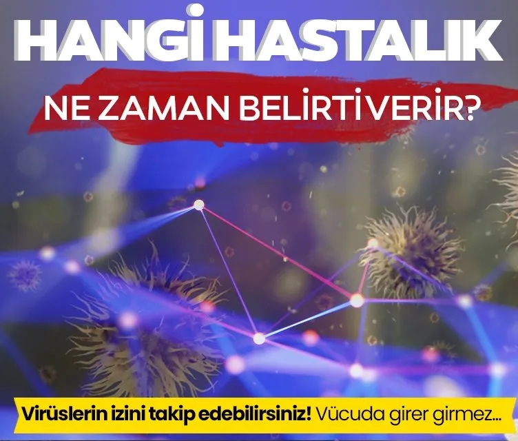 Virüslerin izini takip edebilirsiniz! Hangi hastalık ne zaman belirti verir? Vücuda girer girmez… Kalabalık ortamlar, ofisler veya okullar… Gün içerisinde içine girdiğimiz birçok