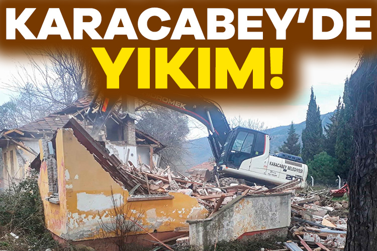 Bursa Karacabey’de metruk binalar yıkılıyor Karacabey Belediyesi, ilçe merkezi ve kırsalda yıkılmak üzere olan ve