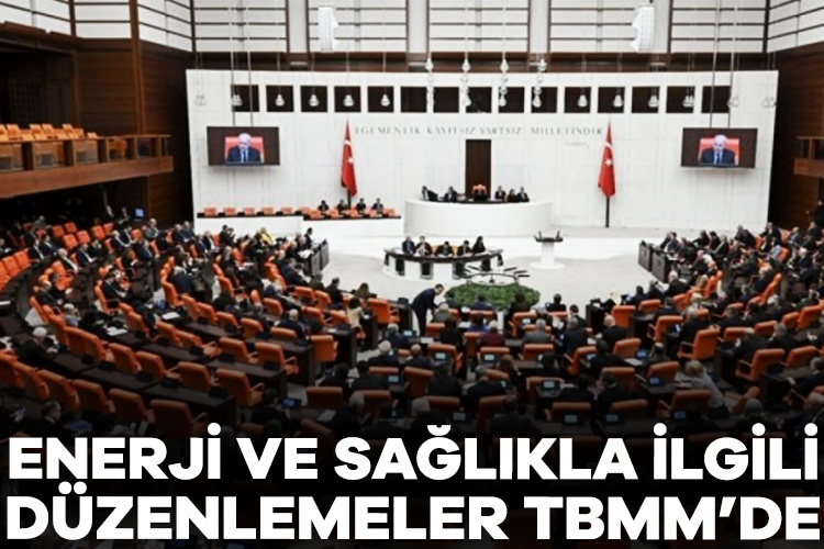 TBMM’de bu hafta enerji ve sağlık mesaisi Meclis Genel Kurulu yeni haftada, enerji ve sağlık alanlarında düzenlemeler