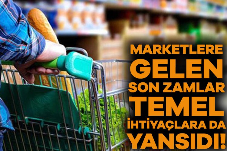 Marketlere gelen son zamlar temel ihtiyaçlara da yansıdı! Yüksek enflasyon ve döviz kurunun artmasıyla beraber bazı ürünlerin etiketi
