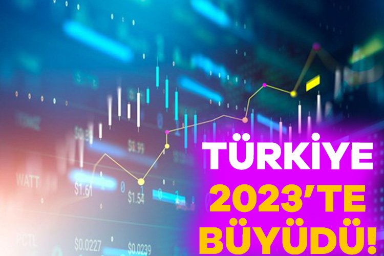 Türkiye’nin dördüncü çeyrek büyüme rakamları belli oldu Türkiye ekonomisi 2023 yılında bir önceki yıla göre yüzde 4,5