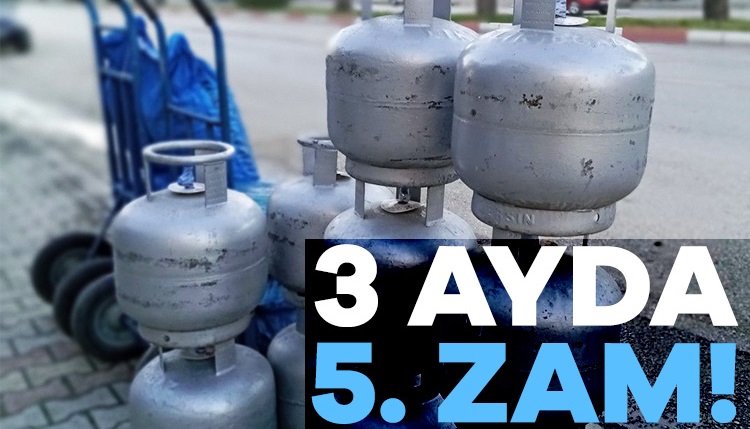 Balıkesir’de yılın 3. ayında tüpe 5. zam geldi. Tüp fiyatlarına