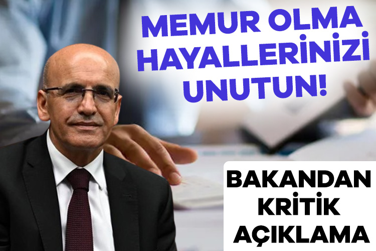 Mehmet Şimşek: Hiçbir personel alımına izin vermiyoruz Hazine ve Maliye Bakanı Mehmet Şimşek, katıldığı bir televizyon programında