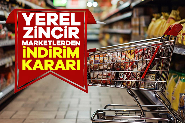 Yerel zincir marketlerden indirim kararı Türkiye Perakendeciler Federasyonu, 7 bin 700 yerel zincir market mağazasında