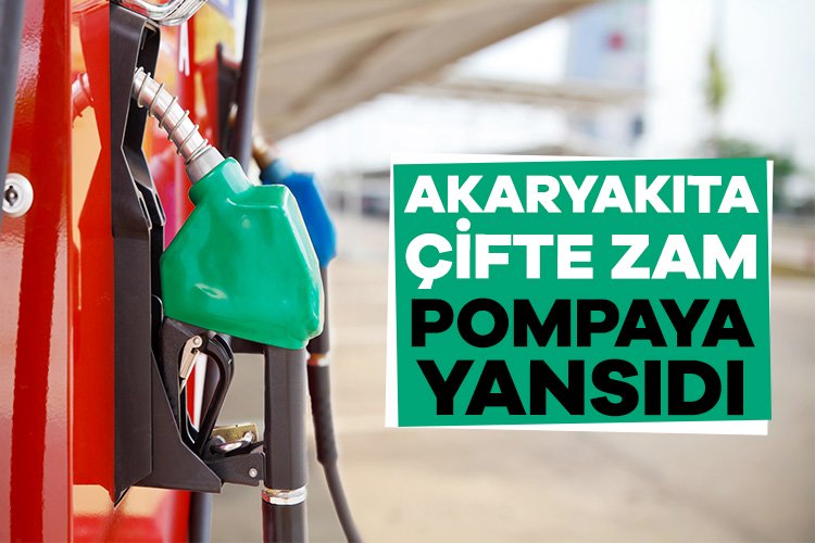 Akaryakıta çifte zam! Pompaya yansıdı Akaryakıt fiyatlarına çifte zam geldi. Benzin ve motorin fiyatları bu