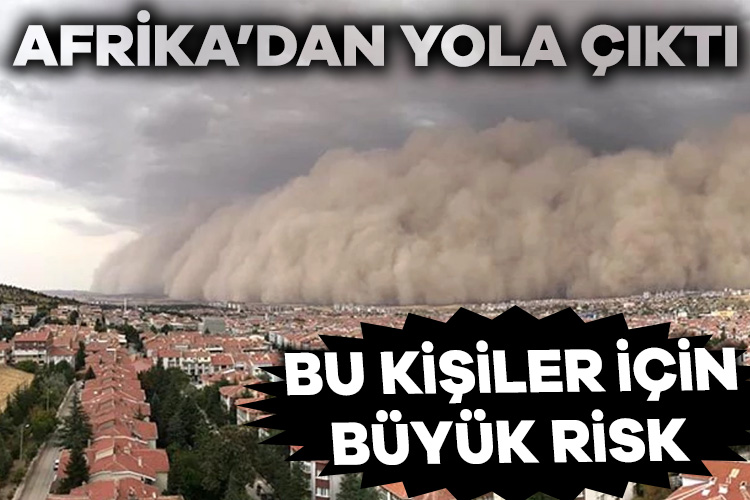 Afrika’dan yola çıktı! Marmara, Ege, Akdeniz ve İç Anadolu’yu esir alacak… Türkiye için meteoroloji kaynakları alarm vermeye başladı. Kuzey Afrika’dan yola
