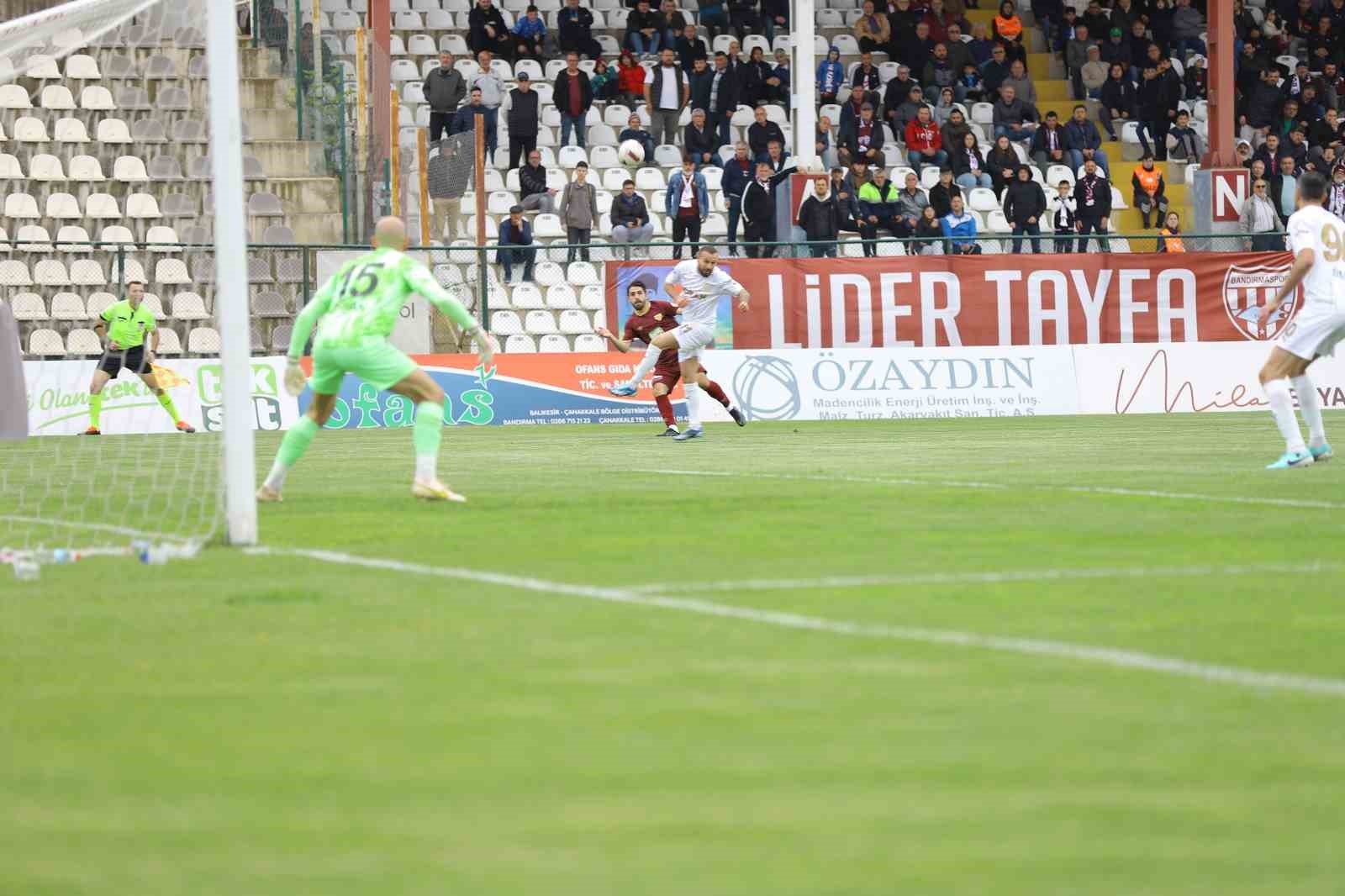 1. Lig’in 29. haftasında Bandırmaspor sahasında karşılaştığı Manisa FK ile