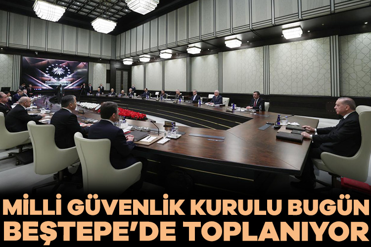 Milli Güvenlik Kurulu bugün Beştepe’de toplanıyor Milli Güvenlik Kurulu, iki aylık aranın ardından bugün Beştepe’de toplanacak.