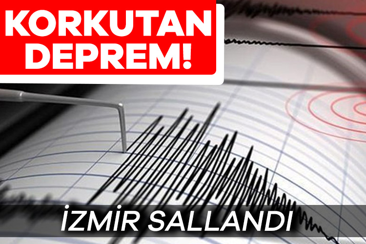İzmir’de deprem! İzmir’de 4.5 büyüklüğünde deprem meydana geldi. AFAD’tan edinilen bilgiye göre; İzmir