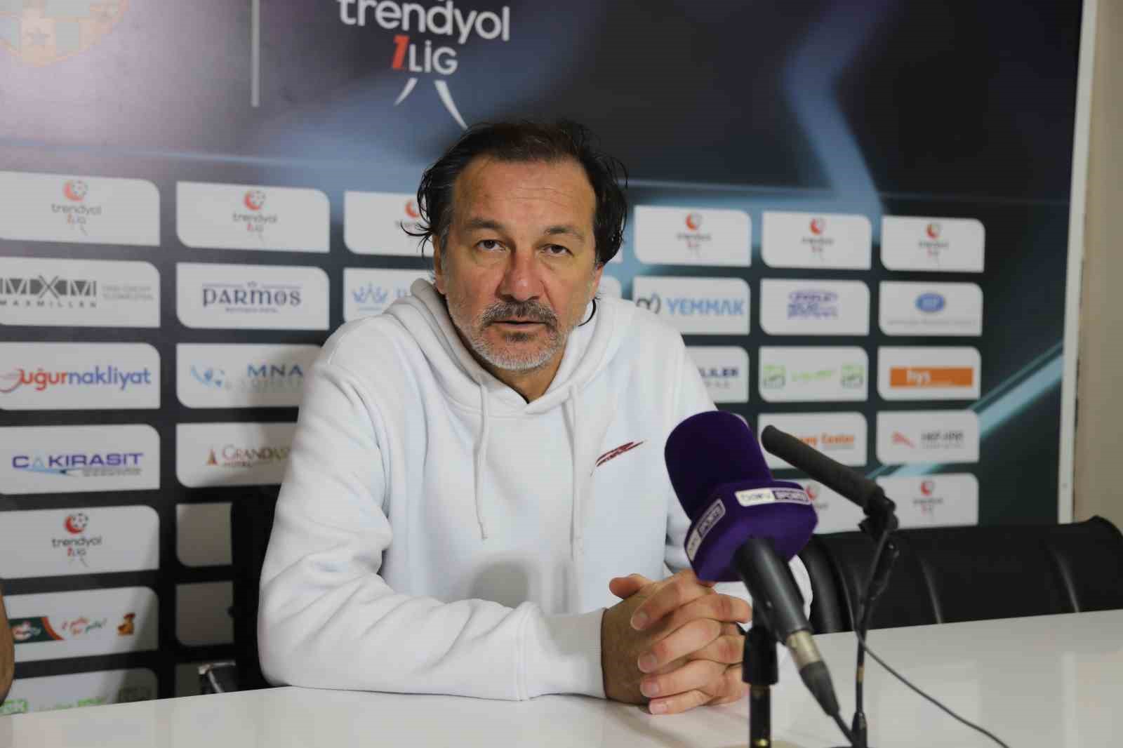 1. Lig’in 31. haftasında oynanan Bandırmaspor-Tuzlaspor maçının ardından Bandırmaspor teknik