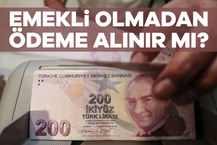 Emekli olmadan ödeme alınır mı? Prim iadesi detayı Emekli olmak için SGK’ya yatırılan paralar geri iade alınabiliyor. Peki