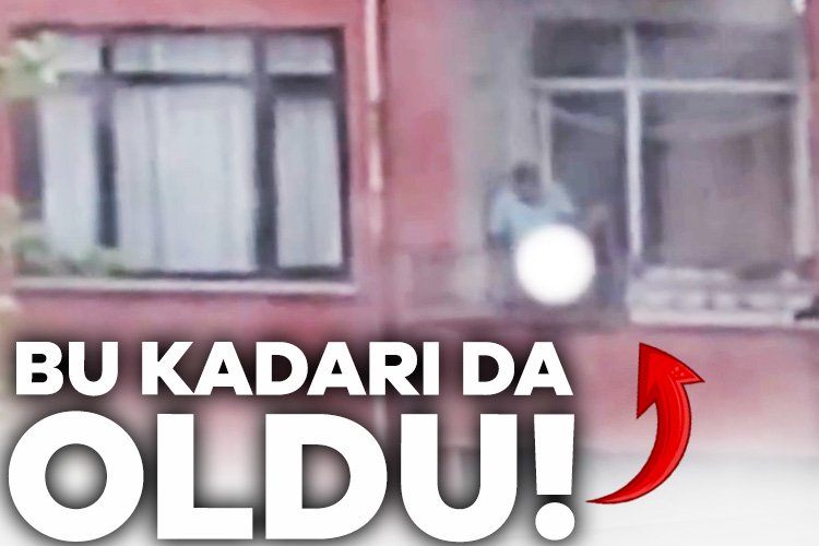 Bu kadar da olmaz demeyin! Balkon direğiyle… İstanbul’da bir kişi evinin balkonundaki direkle ilişkiye girmeye kalktı. O