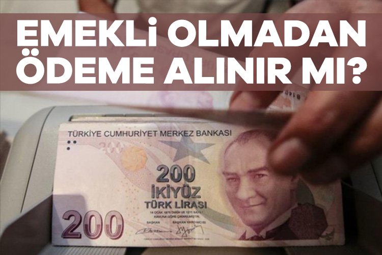Emekli olmadan ödeme alınır mı? Prim iadesi detayı Emekli olmak için SGK’ya yatırılan paralar geri iade alınabiliyor. Peki
