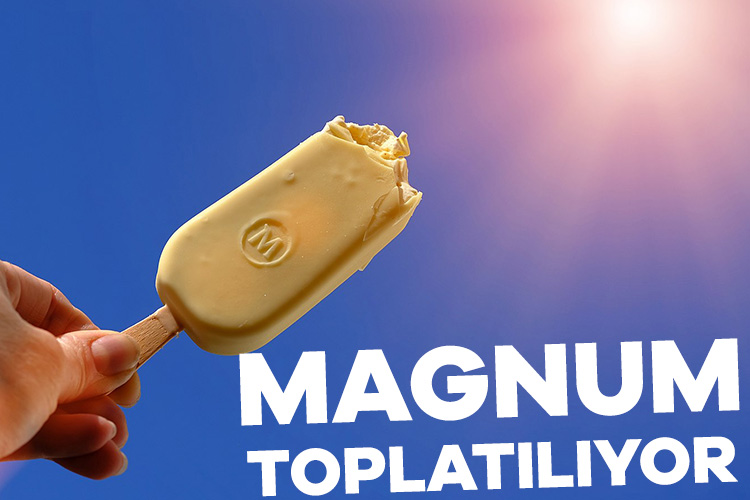 Magnum dondurmaları metal içerebileceği endişesiyle acilen toplatılıyor İngiliz hızlı tüketim ürünleri şirketi Unilever, içinde plastik ve metal