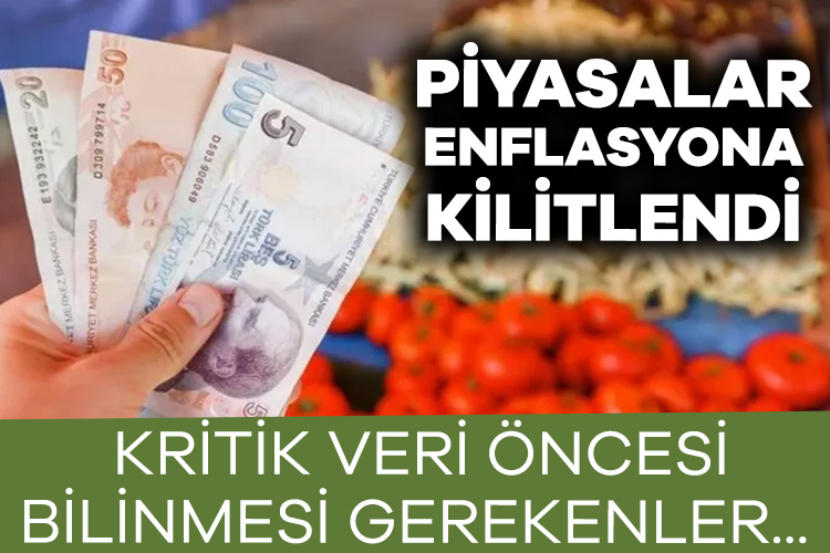 Nisan ayı enflasyon rakamları bugün açıklanacak. Enflasyonun gıda ve hizmetlerde