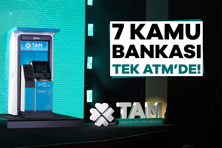 7 kamu bankasının hizmeti tek ATM’de toplandı. Konuya ilişkin bilgi