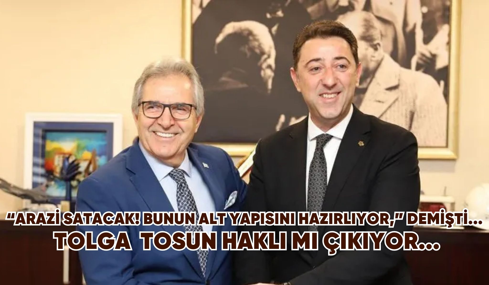 TOLGA TOSUN HAKLI MI ÇIKIYOR? BELEDİYE ARAZİLERİ SATIŞA ÇIKARILACAK! Bandırma Belediye Başkanı Dursun Mirza’nın devralınan borçlarla ilgili söylemlerinin gerçeği
