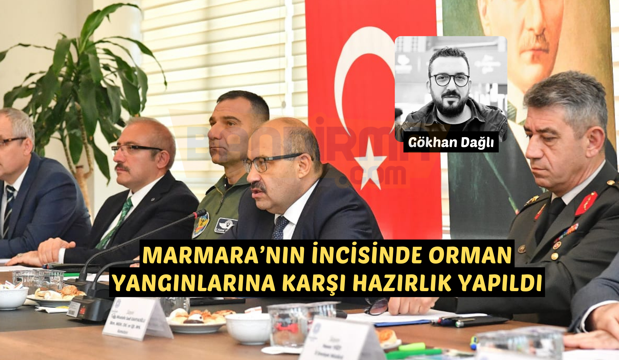 Vali İsmail Ustaoğlu başkanlığında Orman Yangınları ile Mücadele Komisyonu Toplantısı