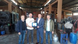 Bandırma Ticaret Odası Başkanı Adem Yılmaz, Beşteknik Plastik Ltd. Şti.’ni