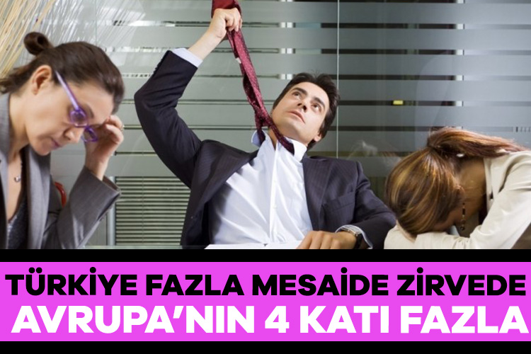 Türkiye, BAE, Çin ve Hindistan’ın ardından en uzun çalışma saatlerinin olduğu dördüncü ülke Türkiye, son yıllarda artan enflasyon ve yüksek vergi yükü gibi