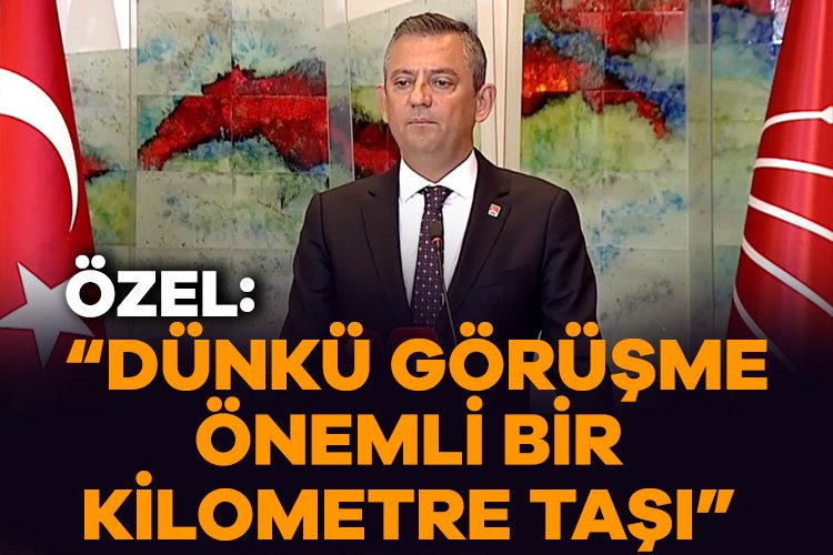 Özgür Özel’den CHP ile DEM görüşmesi sonrası açıklama CHP Genel Başkanı Özgür Özel ile DEM Parti Eş Genel