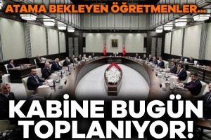 Cumhurbaşkanlığı Kabinesi bugün Beştepe’de bir araya geliyor. Cumhurbaşkanı Erdoğan başkanlığındaki