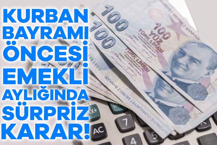 Haziran ayında emekli aylıkları bayram sebebiyle erken tarihe çekilirken, maaşlar