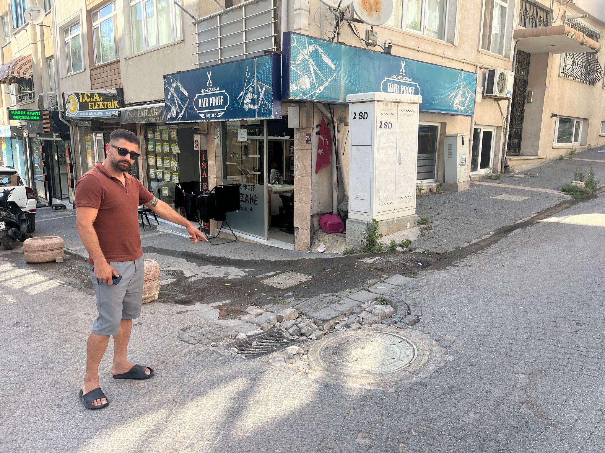 Bandırma’da, hem de çarşının göbeğinde birkaç saatte çözülebilecek olan su