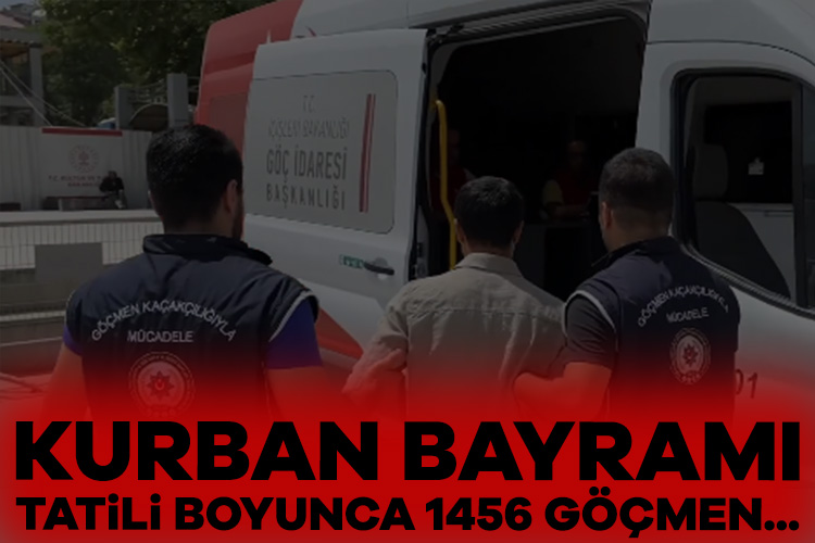 İçişleri Bakanı Ali Yerlikaya, Kurban Bayramı tatili boyunca 1456 düzensiz