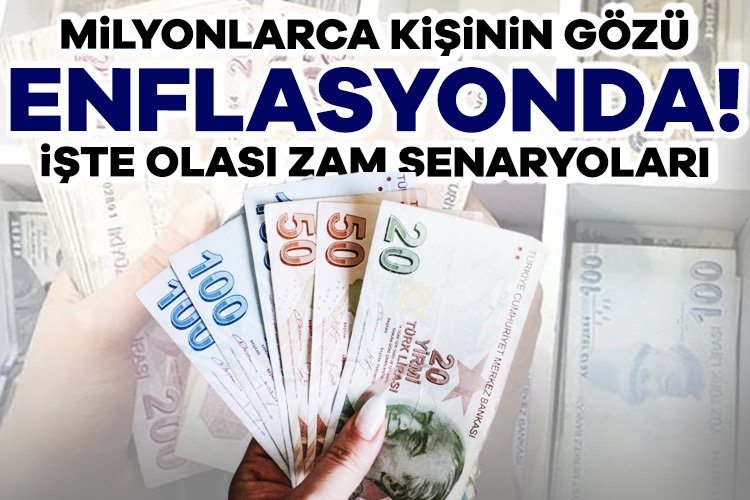 Milyonlarca emekli ve memurun gözü enflasyonda! İşte olası zam senaryoları Milyonlarca emekli ve memur vatandaşın gözü Türkiye İstatistik Kurumu (TÜİK)