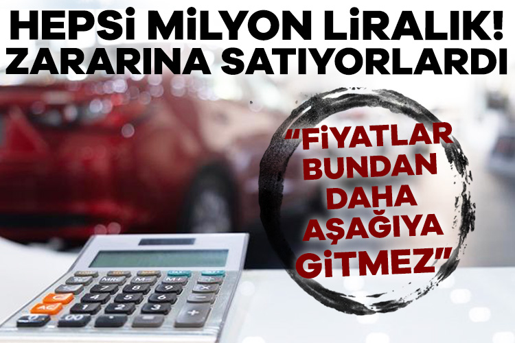 Hepsi milyon liralık! Zararına satıyorlardı: ‘7 Temmuz’u işaret ettiler Temmuz’da devreye girecek olan ve otomobil satışlarını tümüyle etkileyecek AB’nin